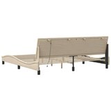  Okvir za krevet bez madraca krem 200x200 cm od tkanine - Krema 200 x 200 cm | shoptok.hr