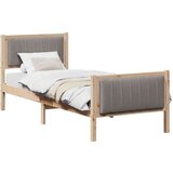  Kovinska posteljna konstrukcija Rjava in taupe 75 x 190 cm, (5000084660) | Shoptok.si