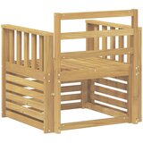  2 Komad Set vanjskih sofa Čvrsto drvo akacije Bijela | Eponuda.ba