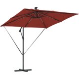  Senčnik Terakota 249 x 249 x 250 cm Poliester in aluminij, (5000206297) | Shoptok.si
