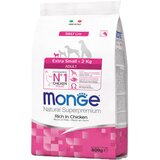 Monge hrana za odrasle pse ekstra malih rasa bogata piletinom (800g i 3kg) 800g | Eponuda.com