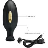 Pretty Love Luksuzni elektrostimulativni analni plug black | ePonuda.com