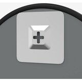  Zidno ogledalo crno Ø 50 cm okruglo | shoptok.hr