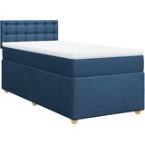  Krevet s oprugama i madracem plavi 80x200 cm od tkanine | shoptok.hr