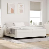  Box Spring postelja Krem 200x200 cm iz korduroj tkanine, (22051707)