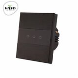 Wise prekidač na dodir 3 tastera aluminijumski panel Cene