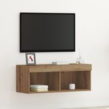 vidaXL TV ormar Umjetnički hrast Iveral Srednji Centar za zabavu | shoptok.hr