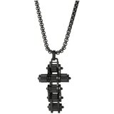 IZMAEL Ogrlica Chain Cross - Crna | shoptok.hr