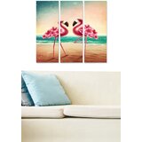 Wallity MDF1070961761 Multicolor Decorative MDF Painting (3 Pieces) | Eponuda.ba