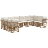  Set vanjskih sofa Prirodna i krema bijela Poliester | shoptok.hr
