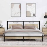  Metalni okvir kreveta bez madraca boja hrasta sonome 200x200 cm | shoptok.hr