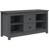 TV ormarić sivi 103 x 36,5 x 52 cm od masivne borovine | shoptok.hr