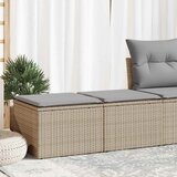 vidaXL 2-dijelni set vrtnih sofa s jastucima bež od poliratana bagrem Cijene