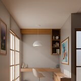  Brilagi - Visilica na sajli WABI SABI 1xE27/40W/230V, prečnik 35 cm, bela | Eponuda.com
