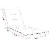  Jastučić za ležaljku GEMERT 100% poliester Svijetlo zelena - Svijetlo zelena 190 x 60 x 9 cm Melange | shoptok.hr