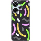 torbica silikonska print za xiaomi redmi 13 happy lines gray
