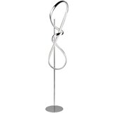 Tri O LED stoječa svetilka v srebrni barvi (višina 140 cm) Padua – | Shoptok.si