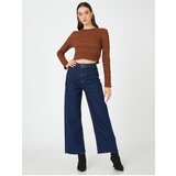 Koton Cotton Jeans Wide Crop Leg by Sandra Culotte Jean | Shoptok.si