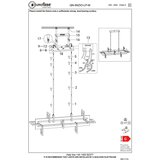 Elstead Lighting VISEČA LED-SVETILKA Eurofase 86 W 3305 lm 3000 K 220-240 V | Shoptok.si