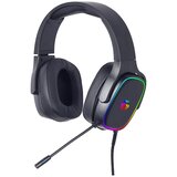  Slušalice sa mikrofonom GEMBIRD gaming, 7.1 Surround Headset with RGB backlight, 2 pcs x 3.5 mm plug (input + mic); USB-LEDt power, GHS-SANPO-S300 | Eponuda.ba