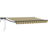 Ručna zlačivna tenda s LED diodama Zelena i žuta 3 x 2 5 m | shoptok.hr