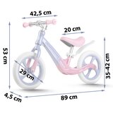 Ricokids FUNNU bicikl bez pedala, ljubičasti | shoptok.hr