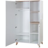 Roba Bijela dječja gardeu dekoru hrasta 52x180x180 cm Léon – | shoptok.hr
