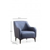  Fotelja Belissimo 94x87x77cm Plava | Eponuda.ba