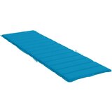 vidaXL Blazina za ležalnik modra 200x50x3 cm blago | Shoptok.si