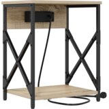 vidaXL Nočna omarica sonoma hrast 41 x 31 x 51 cm Konstruiran les | Shoptok.si