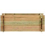 Maison Chic Dvignjeno vrtno Cvetlično korito - Cvetlični Lonec impregnirana borovina 80 cm, (21788602) Cene