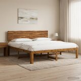  Krevetni okvir s uzglavljem ROSTOCK Prirodna 193 x 203 cm | shoptok.hr
