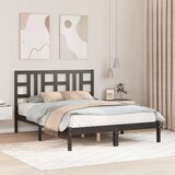  Okvir za krevet od masivnog drva crni 140 x 190 cm | Eponuda.ba