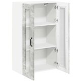 vidaXL Stenska kuhinjska omarica Betonsko siva 60 x 31 x 100 cm | Shoptok.si