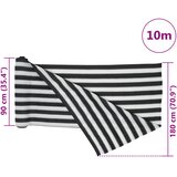  Mreža za privatnost antracit-bijela 1,8 x 10 m HDPE 150 g/m² | shoptok.hr