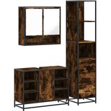  3-dijelni set kupaonskog namještaja boja hrasta drveni | shoptok.hr