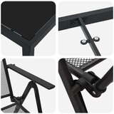 vidaXL 5-dijelni set blagovaonice Antracit čelik | shoptok.hr