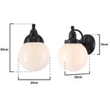 Westinghouse 61240 - Spoljašnja zidna lampa EDDYSTONE 1xE27/60W/230V IP44 | Eponuda.com
