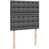 vidaXL Okvir kreveta s madracima tamnosivi 180x200cm tkanine | shoptok.hr