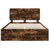  Konstrukcija postelje z vzglavjem Dimljeni oreh 140 x 200 cm, (5000102715) | Shoptok.si