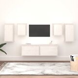 The Living Store TV omarica 6 kosov bela trdna borovina - TV Omarica, (21375907) Cene