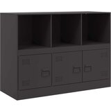 vidaXL Komoda crna 99 x 39 x 73 cm čelična | shoptok.hr