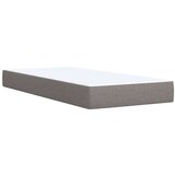  Krevet s oprugama i madracem smeđesivi 100 x 200 cm od tkanine | shoptok.hr