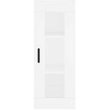vidaXL Stenska omarica bela 34,5x34x90 cm | Shoptok.si