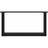  Noge za klub stolić U-oblik 2 kom Crne 60 x (30-31) cm Čelik | shoptok.hr