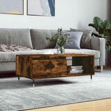  Stolić za kavu boja hrasta 90x50x36,5 cm konstruirano drvo Smeđa Cene