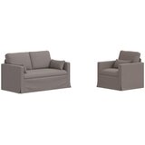  Set sofe 2 pcs Sivo-smeđa 139 x 78 x 80 cm tkanina | shoptok.hr