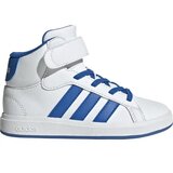 Adidas patike za dečake grand court mid ftwwht/broyal/broyal, bele Cene