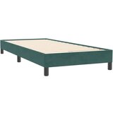 Box Spring krevet s madracem tamnozeleni 80x220 cm baršun | shoptok.hr