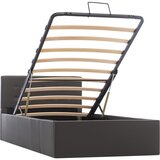 Furnova Dvižni posteljni okvir sivo umetno usnje 90x200 cm, (21937203) | Shoptok.si